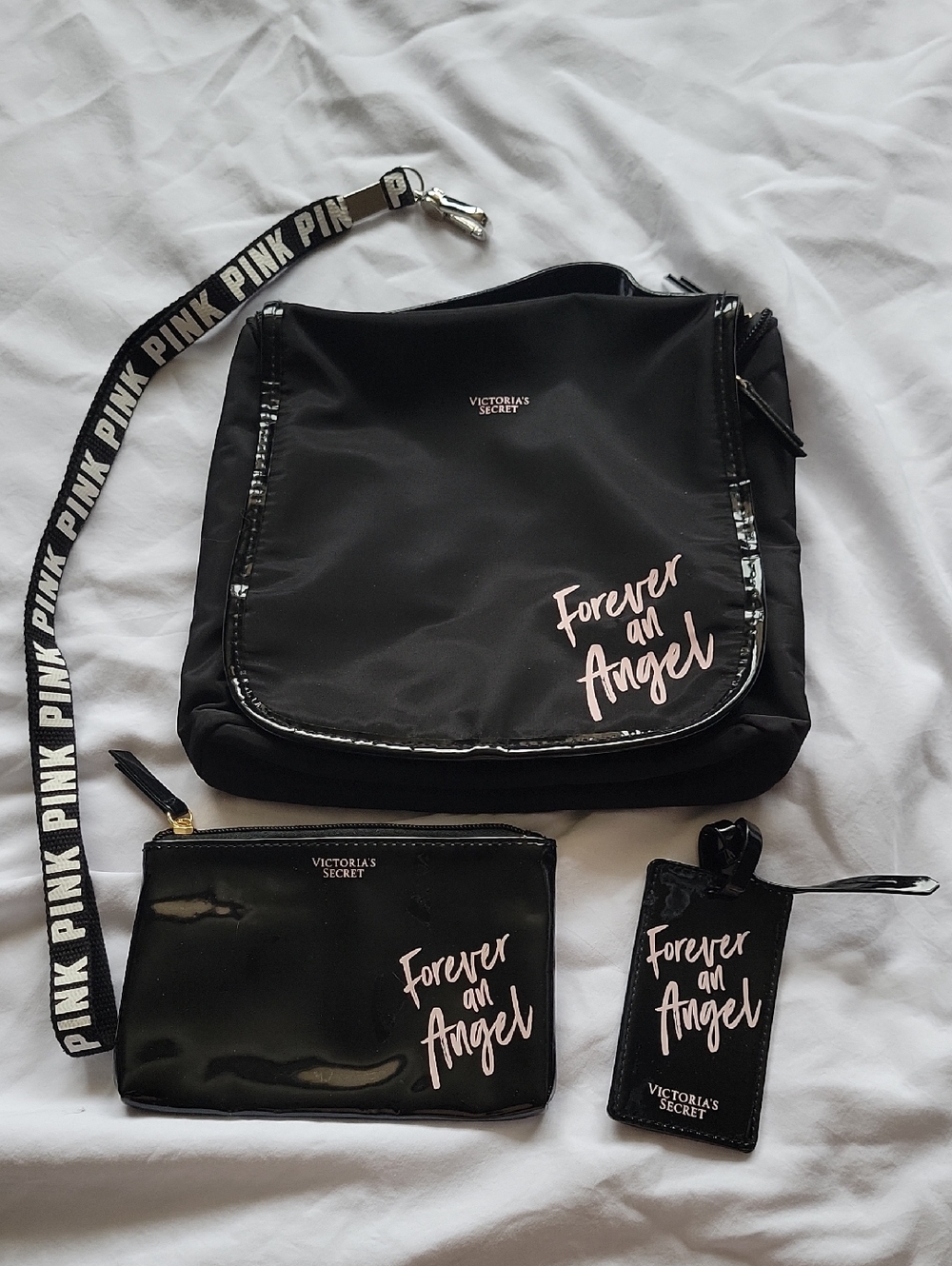 Victoria's Secret Black Travel Set